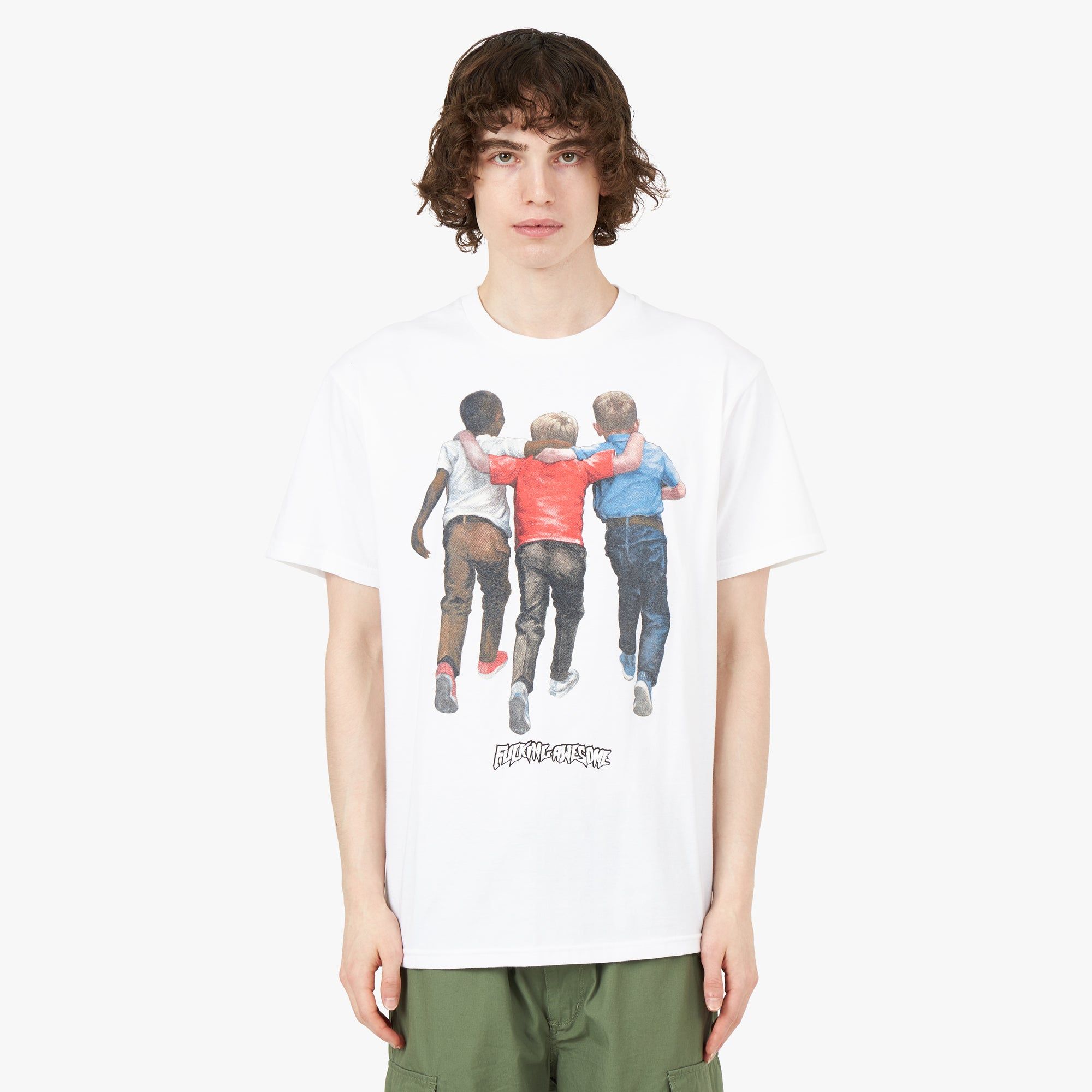Fucking Awesome Kids Are Alright T-shirt / White sold by Livestock