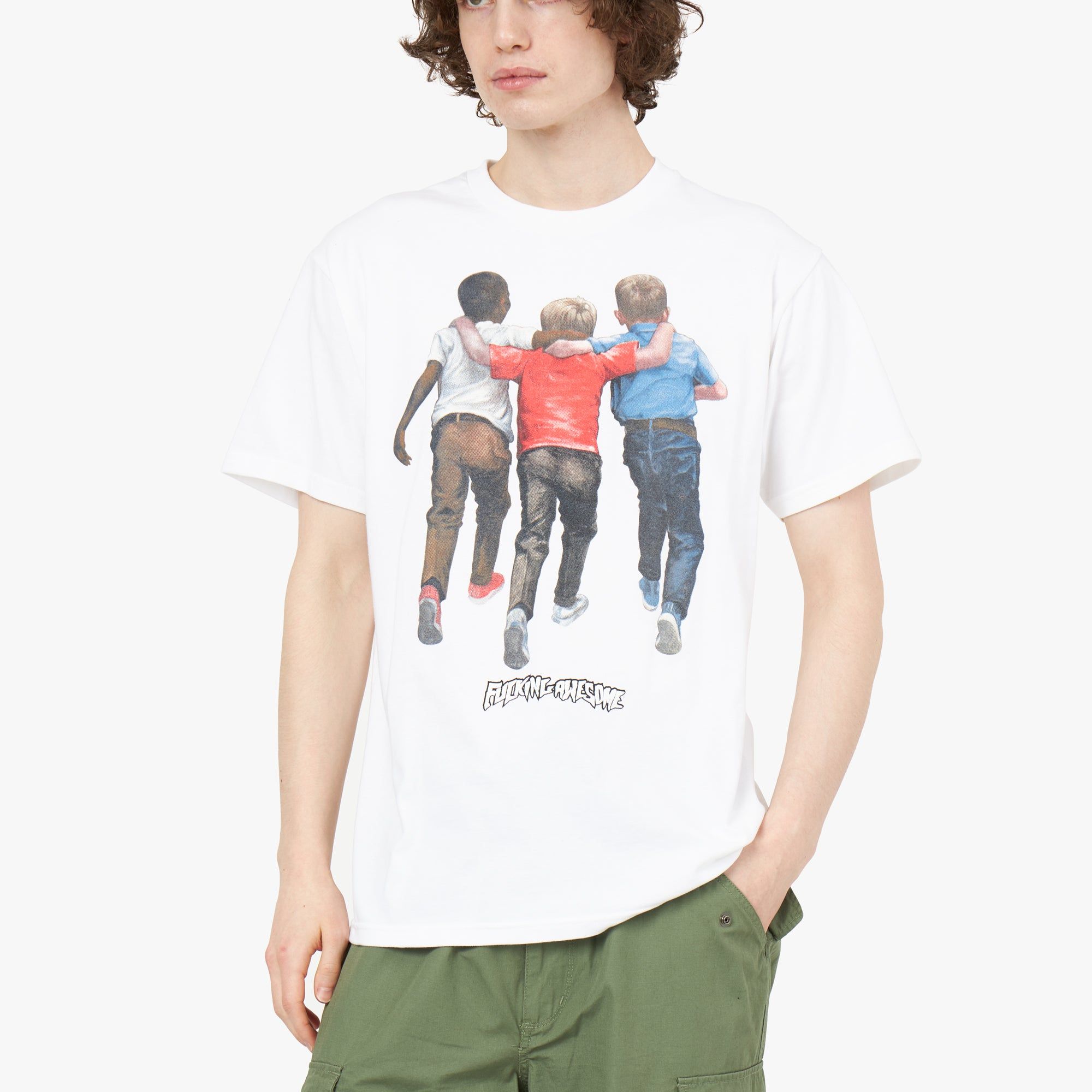 Fucking Awesome Kids Are Alright T-shirt / White sold by Livestock product image thumbnail 4