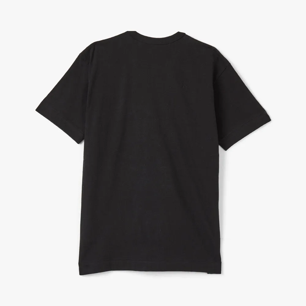 COMME des GARÇONS PLAY Gold Heart T-shirt / Black sold by Livestock product image thumbnail 5