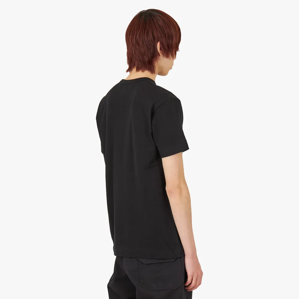 COMME des GARÇONS PLAY Gold Heart T-shirt / Black sold by Livestock product image thumbnail 3