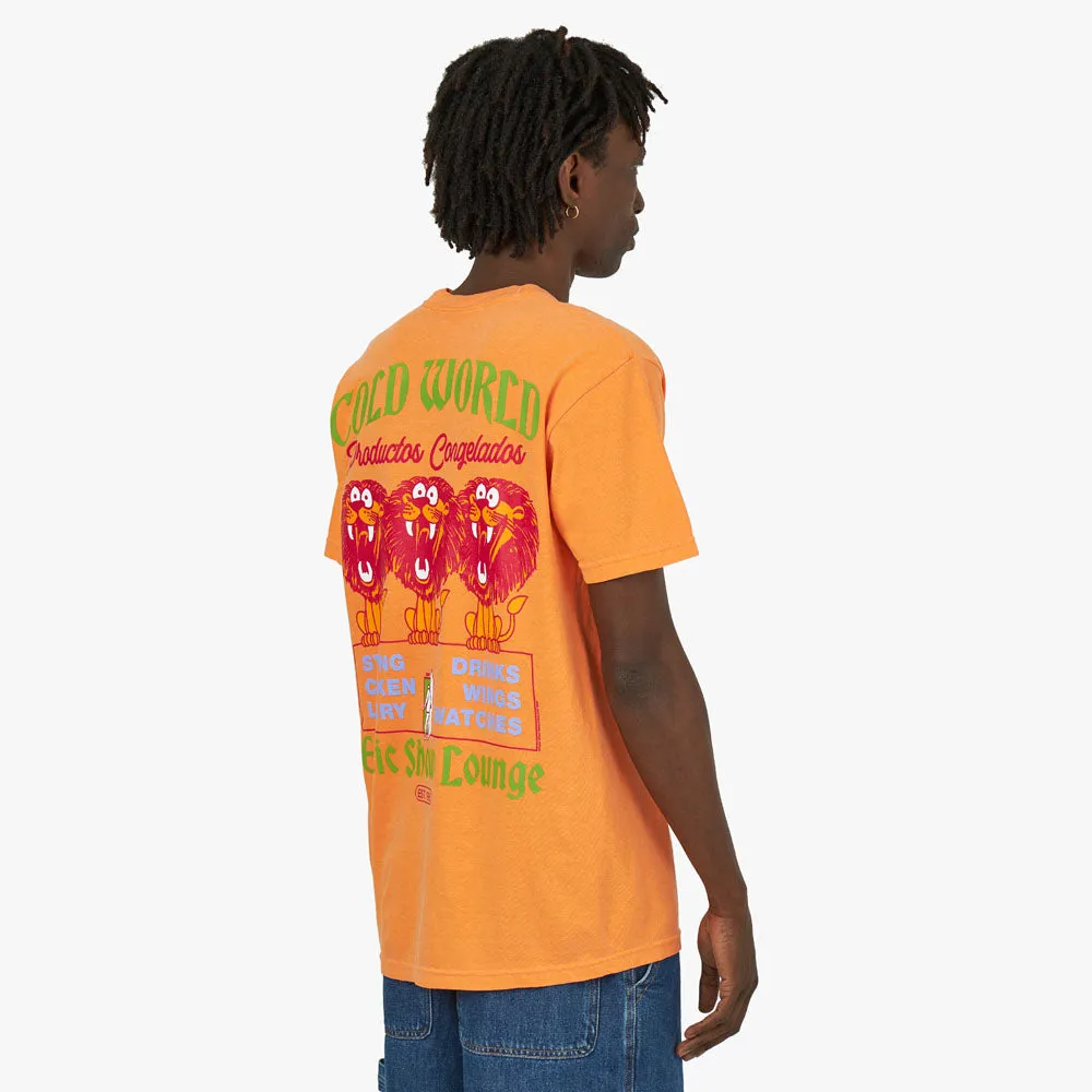 Cold World Frozen Goods Exotic Show Lounge T-shirt Burnt / Orange sold by Livestock product image thumbnail 3