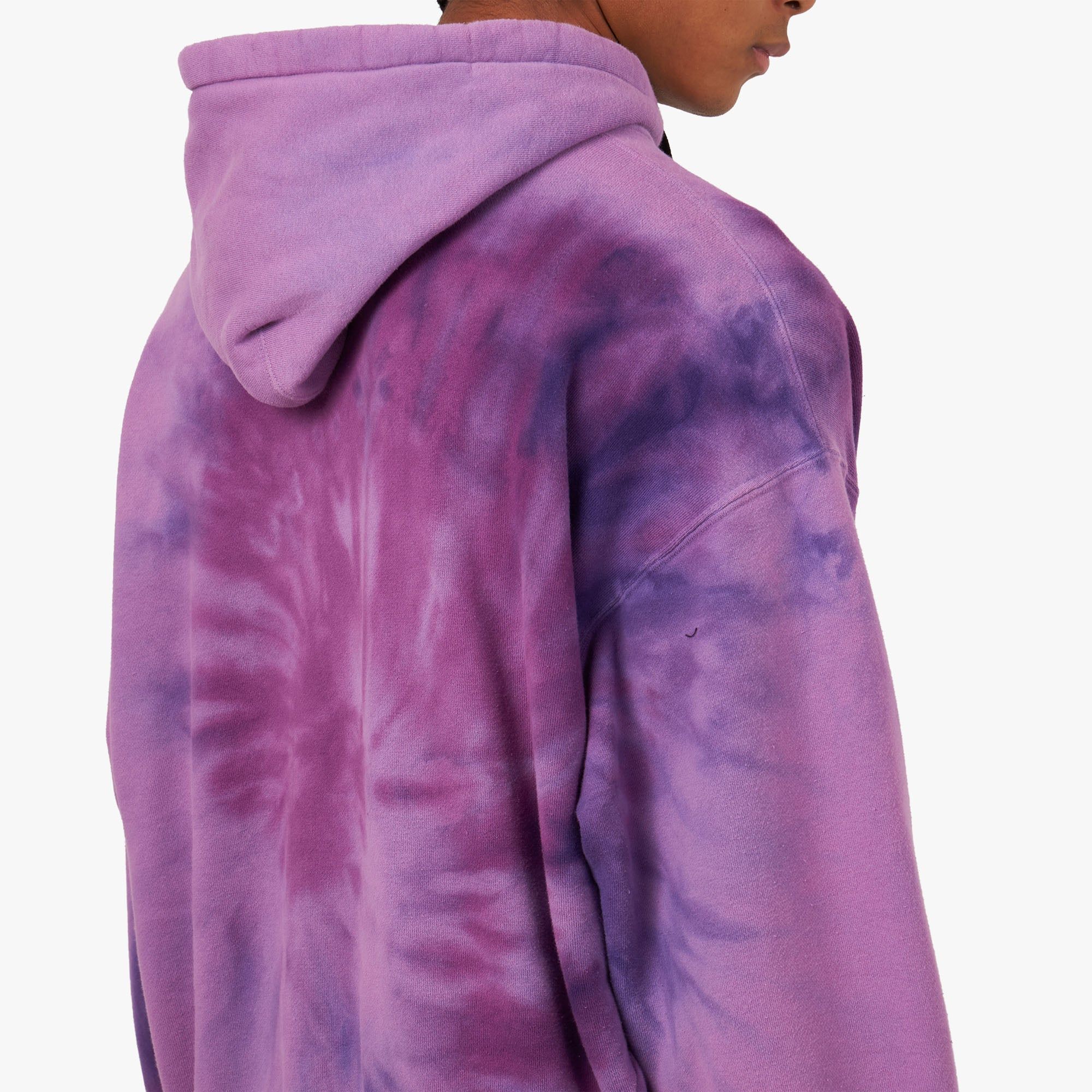 NOMA t.d. Hand Dyed Twist Pullover Hoodie / Purple sold by Livestock product image thumbnail 5