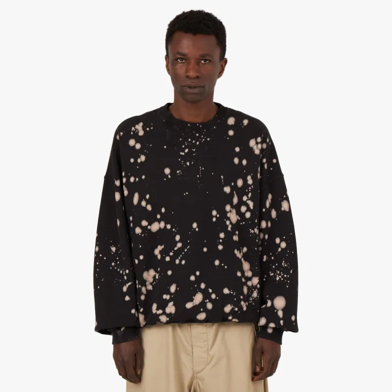 Noma TD Hand Dyed Twist Sweatshirt / Black sold by Livestock