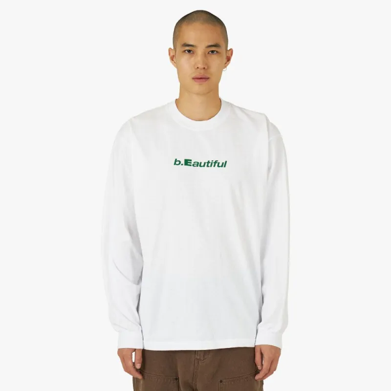 b. Eautiful Logo LS T-Shirt / White made by Livestock