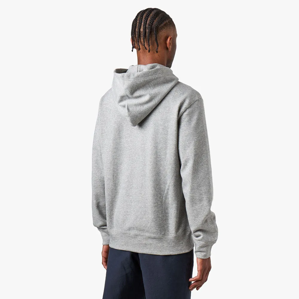 COMME des GARÇONS PLAY Red Heart Pullover Hoodie / Grey sold by Livestock product image thumbnail 3