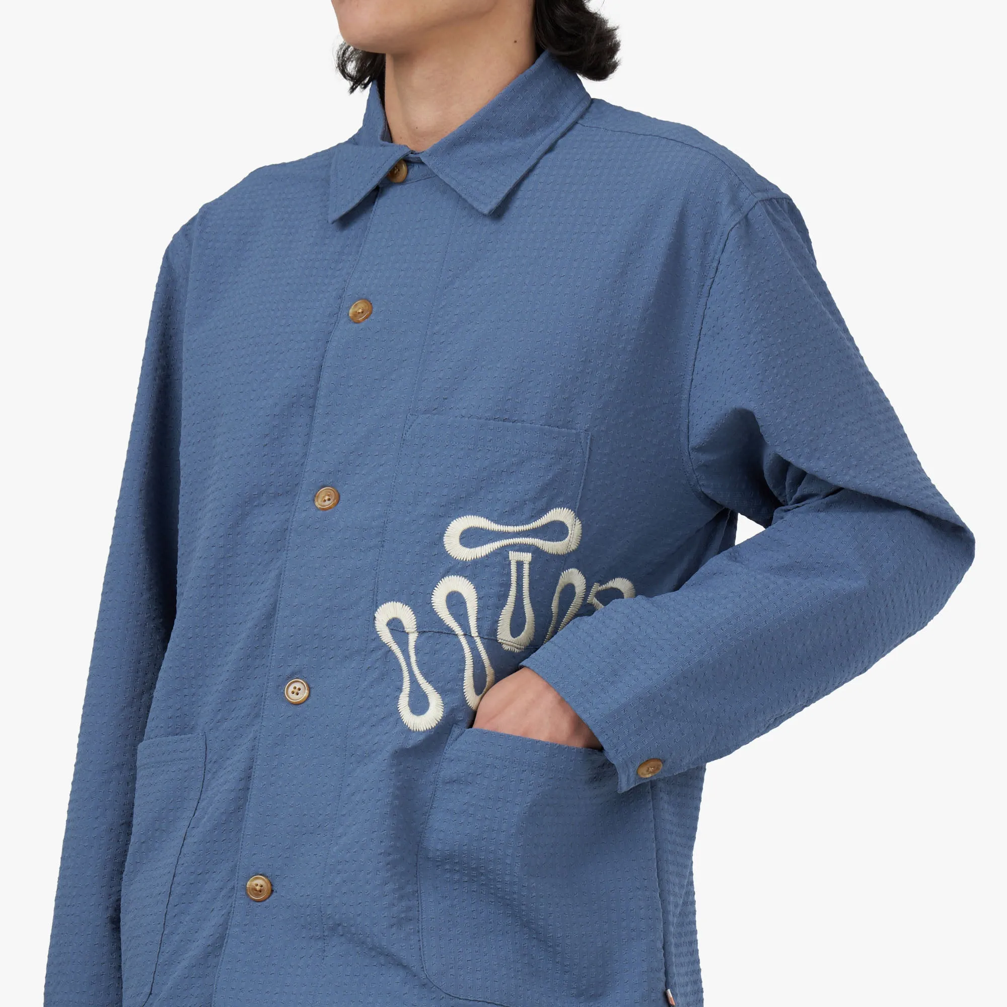 Honor The Gift Light Jacket / Blue sold by Livestock product image thumbnail 4