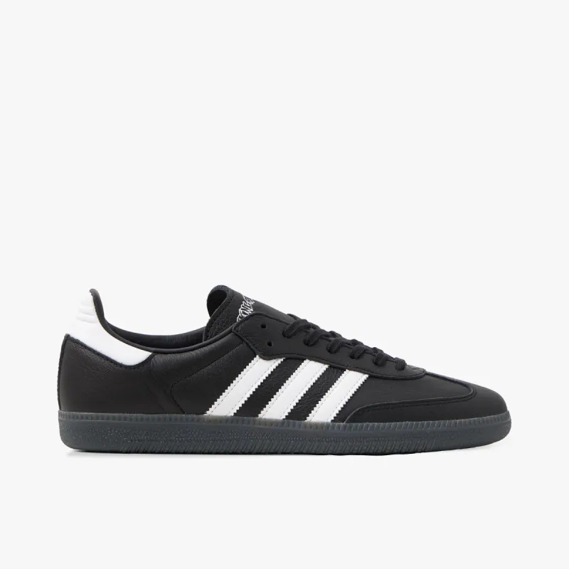 adidas Originals FA Samba Core Black / White - Gold Metallic sold by Livestock