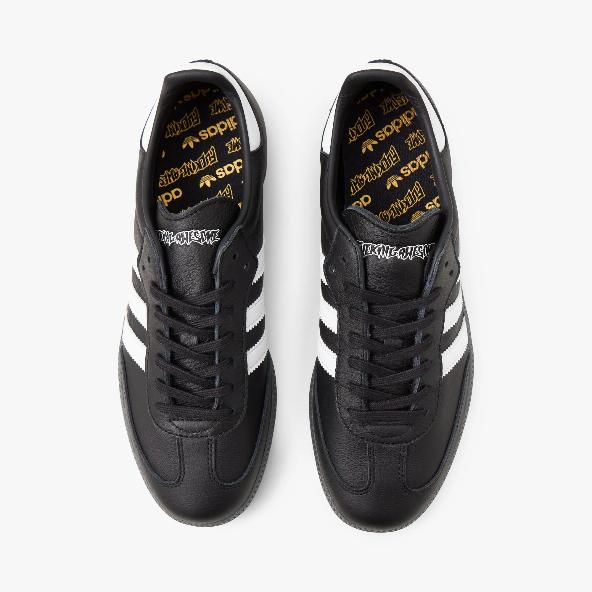 adidas Originals FA Samba Core Black / White - Gold Metallic sold by Livestock product image thumbnail 5