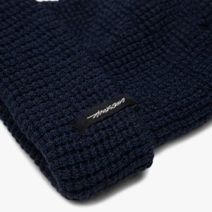 Livestock Merino Blend Beanie / Navy sold by Livestock