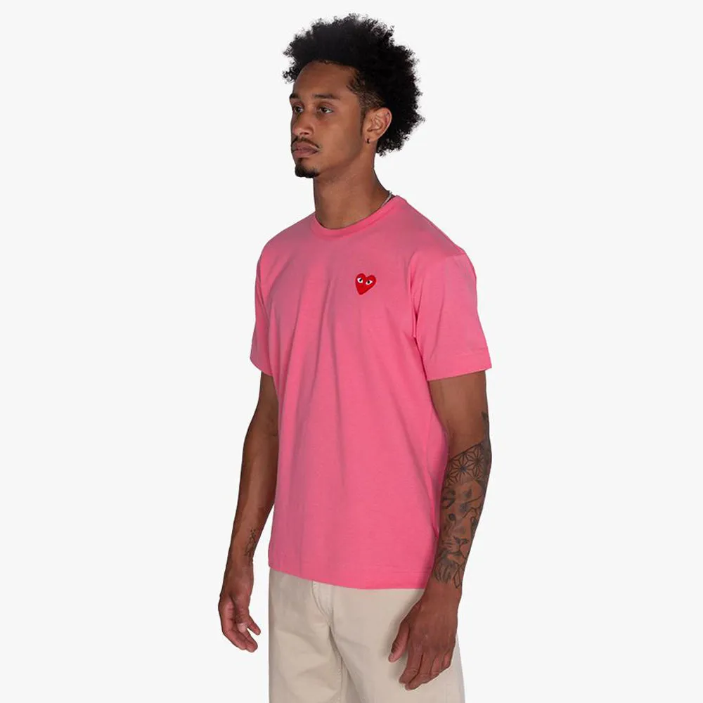 COMME des GAR�ONS PLAY Red Heart T-shirt / Pink sold by Livestock product image thumbnail 2