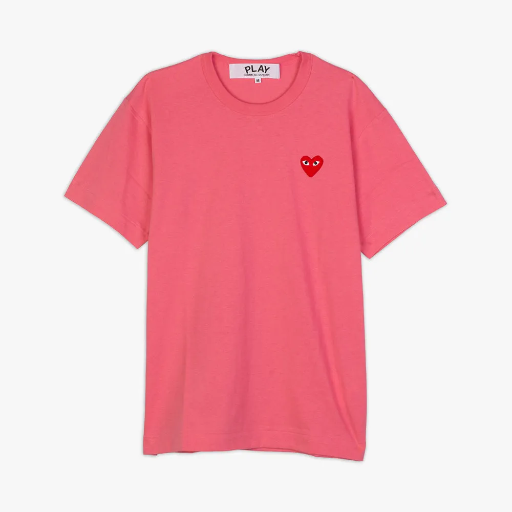 COMME des GAR�ONS PLAY Red Heart T-shirt / Pink sold by Livestock product image thumbnail 4