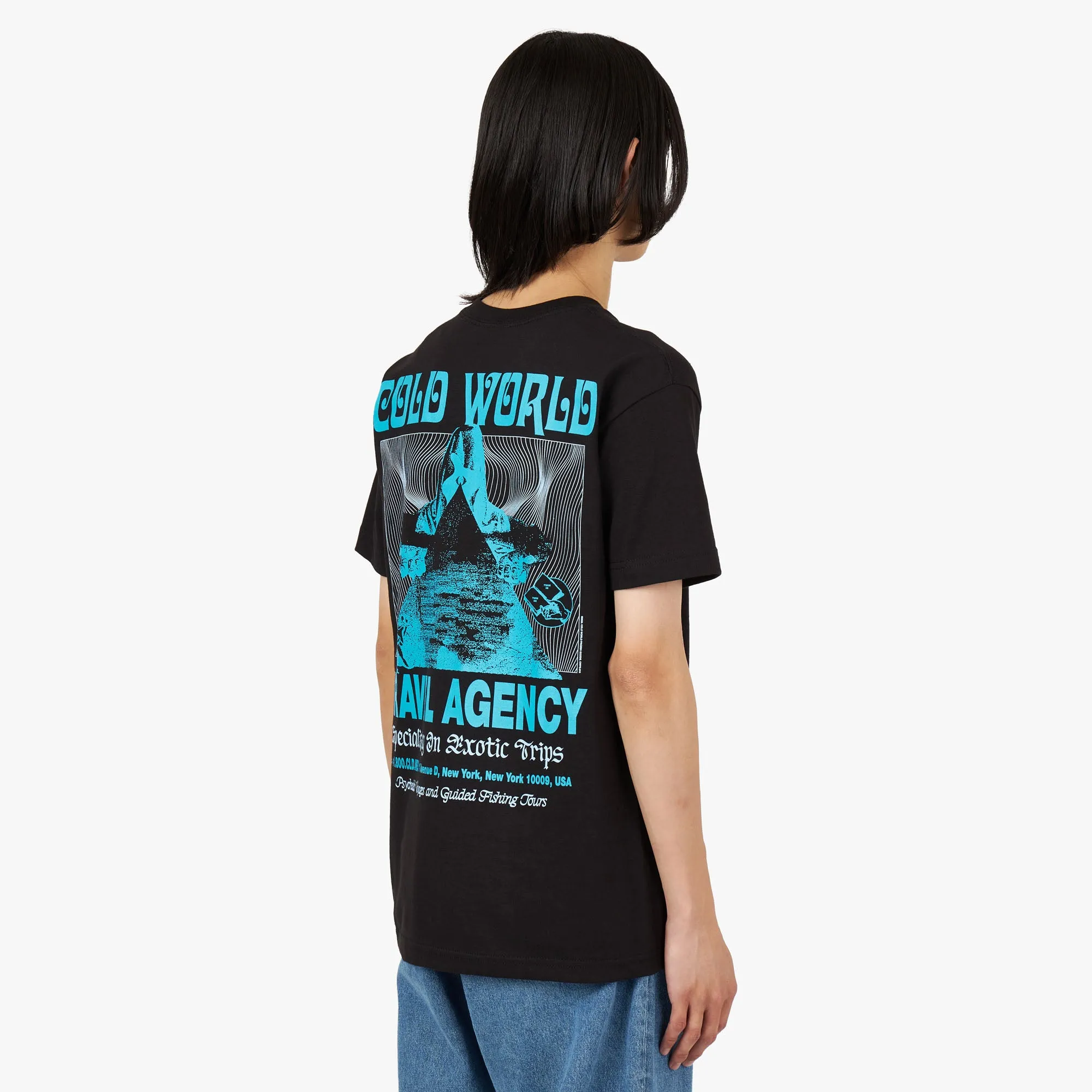 Cold World Frozen Goods Nice Trip T-shirt / Black sold by Livestock product image thumbnail 3