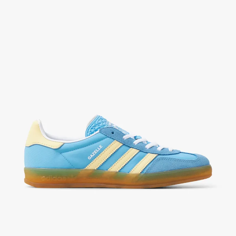 Adidas Womens Gazelle Indoor Semi Blue / Almost Yellow sold by Livestock