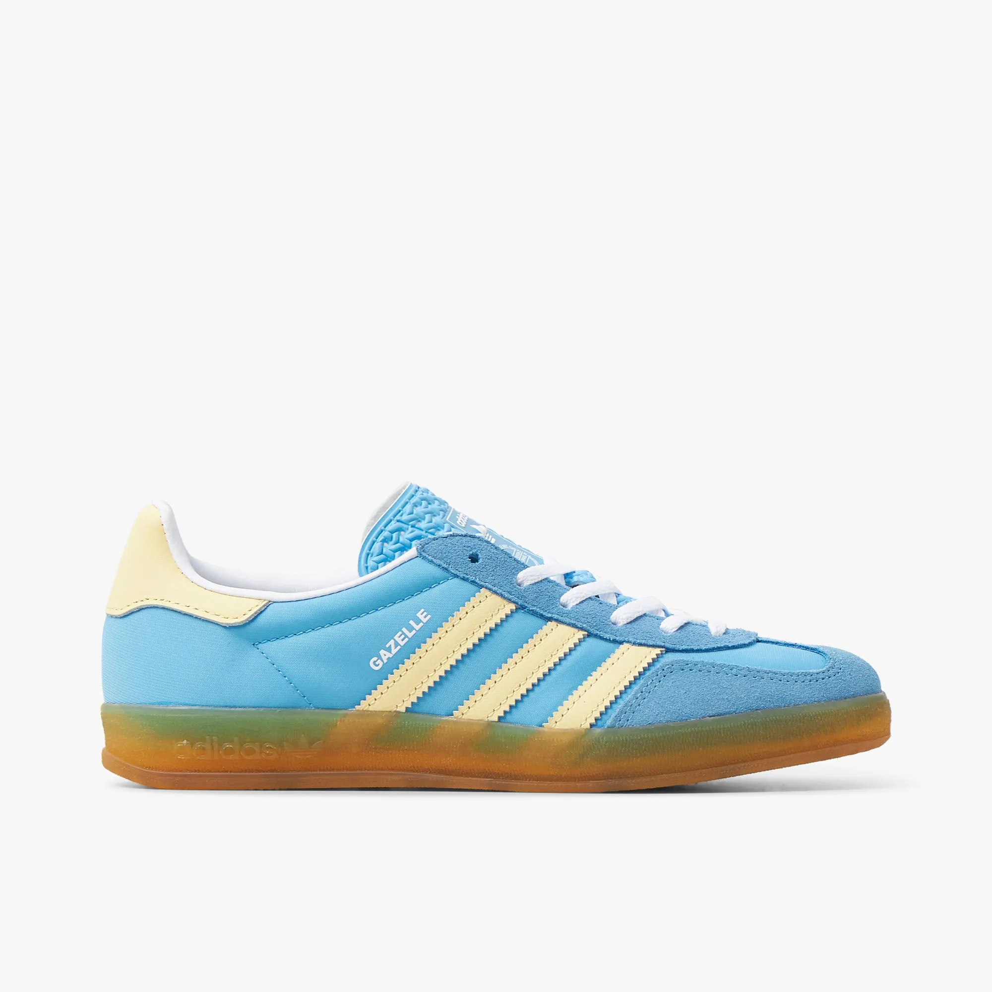 Adidas Womens Gazelle Indoor Semi Blue / Almost Yellow sold by Livestock