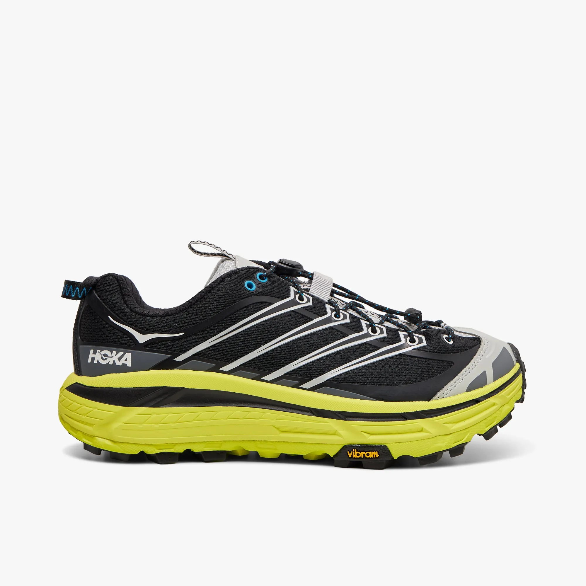 Hoka U Mafate Three2 Black / Hoka Citrus sold by Livestock