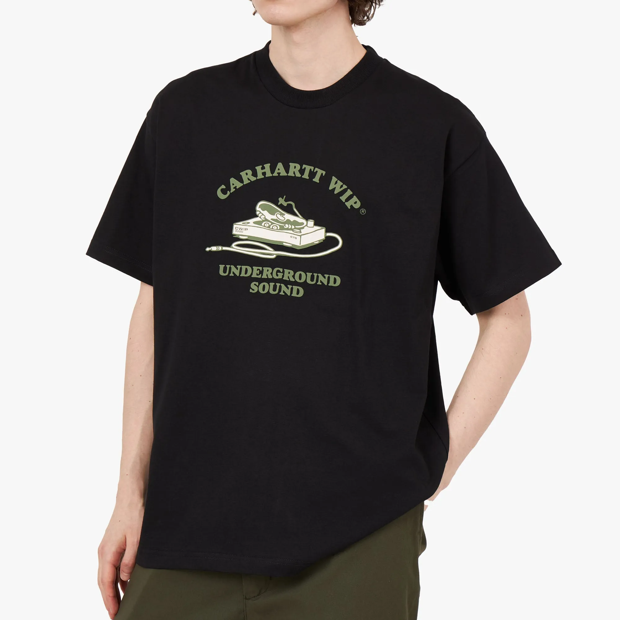 Carhartt WIP Underground Sound T-shirt / Black sold by Livestock product image thumbnail 4
