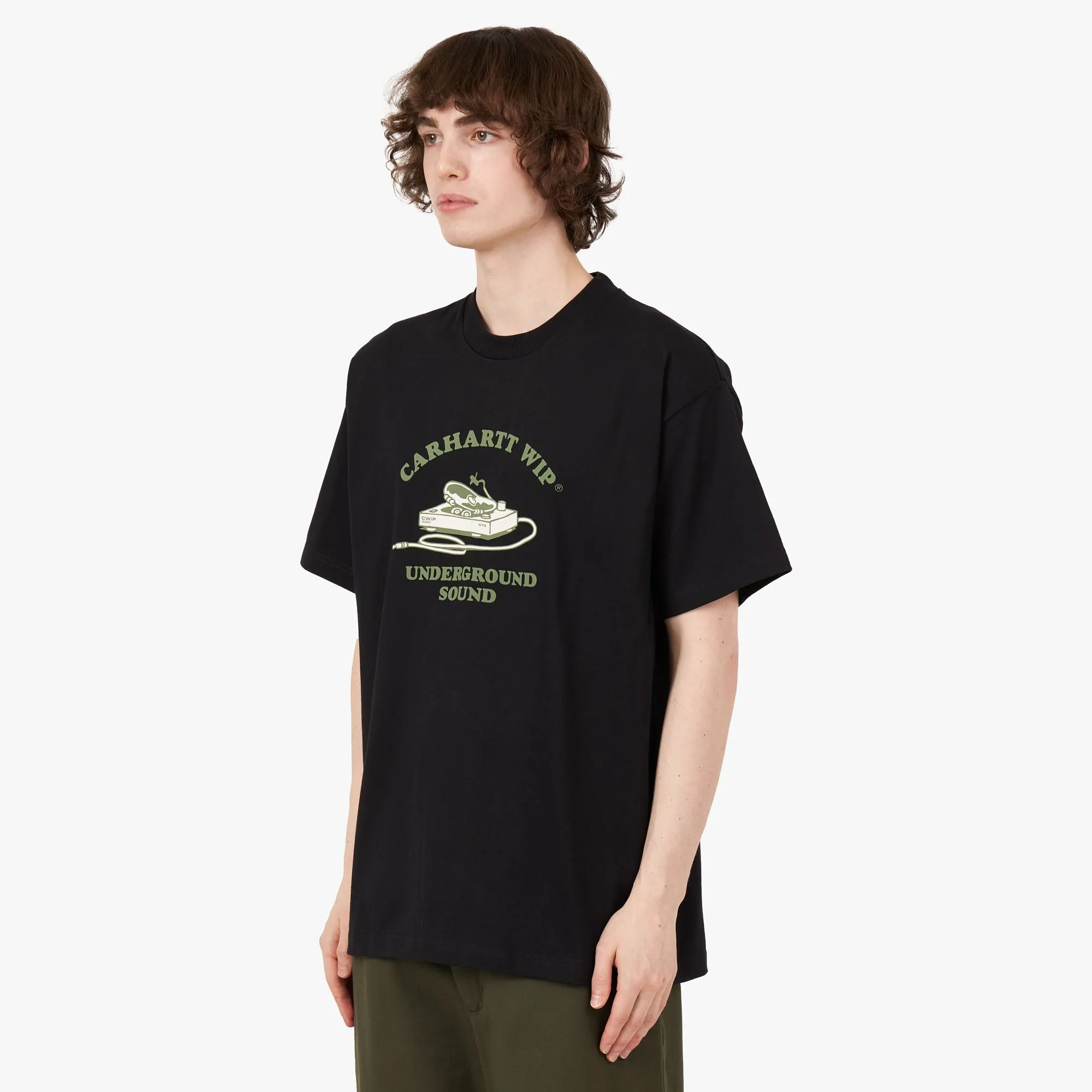 Carhartt WIP Underground Sound T-shirt / Black sold by Livestock product image thumbnail 2