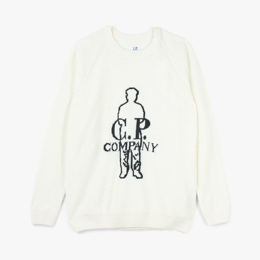 C.P. Company Knitwear Crew Neck In Lambswool / Gauze sold by Livestock product image thumbnail 4