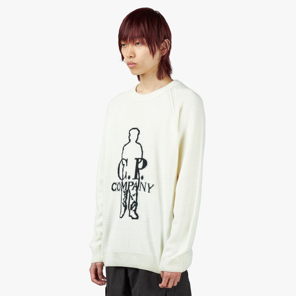 C.P. Company Knitwear Crew Neck In Lambswool / Gauze sold by Livestock product image thumbnail 2