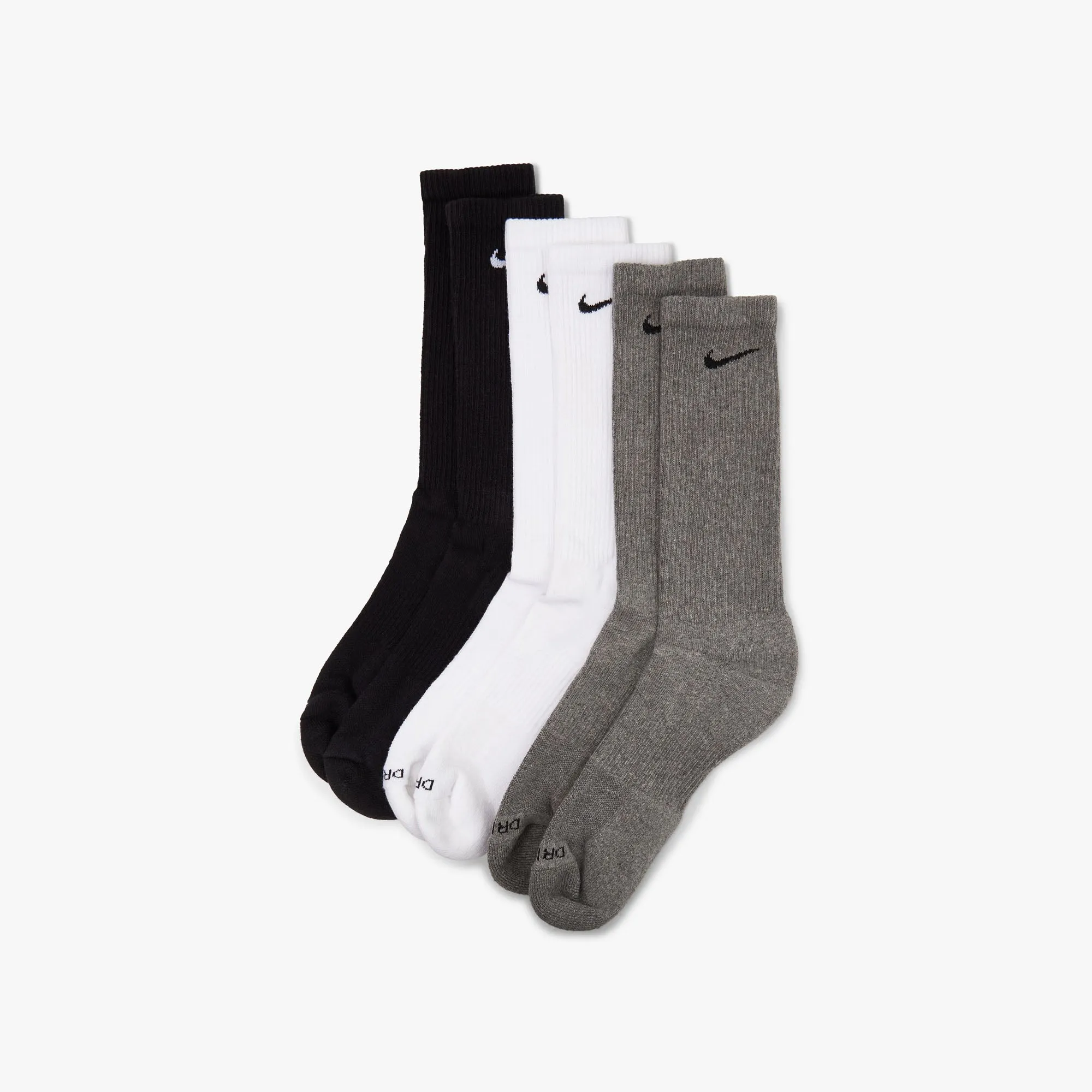 Nike Everyday Plus Cushioned Training Crew Socks (6 Pack) / Multi-color sold by Livestock