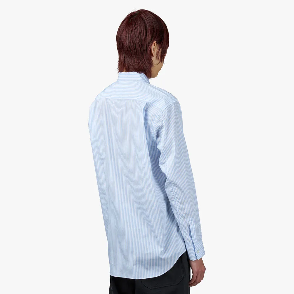 COMME des GARÇONS SHIRT Yarn Dyed Poplin Shirt / White sold by Livestock product image thumbnail 3
