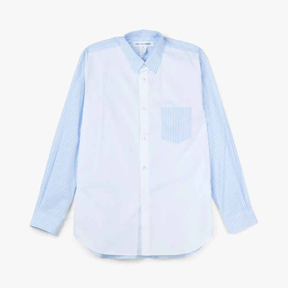 COMME des GARÇONS SHIRT Yarn Dyed Poplin Shirt / White sold by Livestock product image thumbnail 4