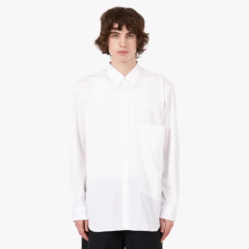 COMME des GARÇONS SHIRT Oversized Pocket Shirt / White sold by Livestock