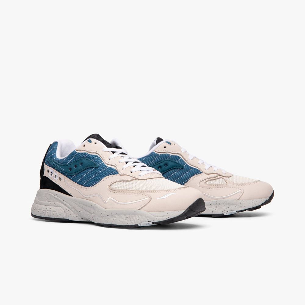 Saucony 3D Grid Hurricane Cream / Blue sold by Livestock product image thumbnail 3