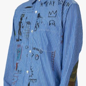 Junya Watanabe MAN x Jean-Michel Basquiat Shirt / Blue sold by Livestock