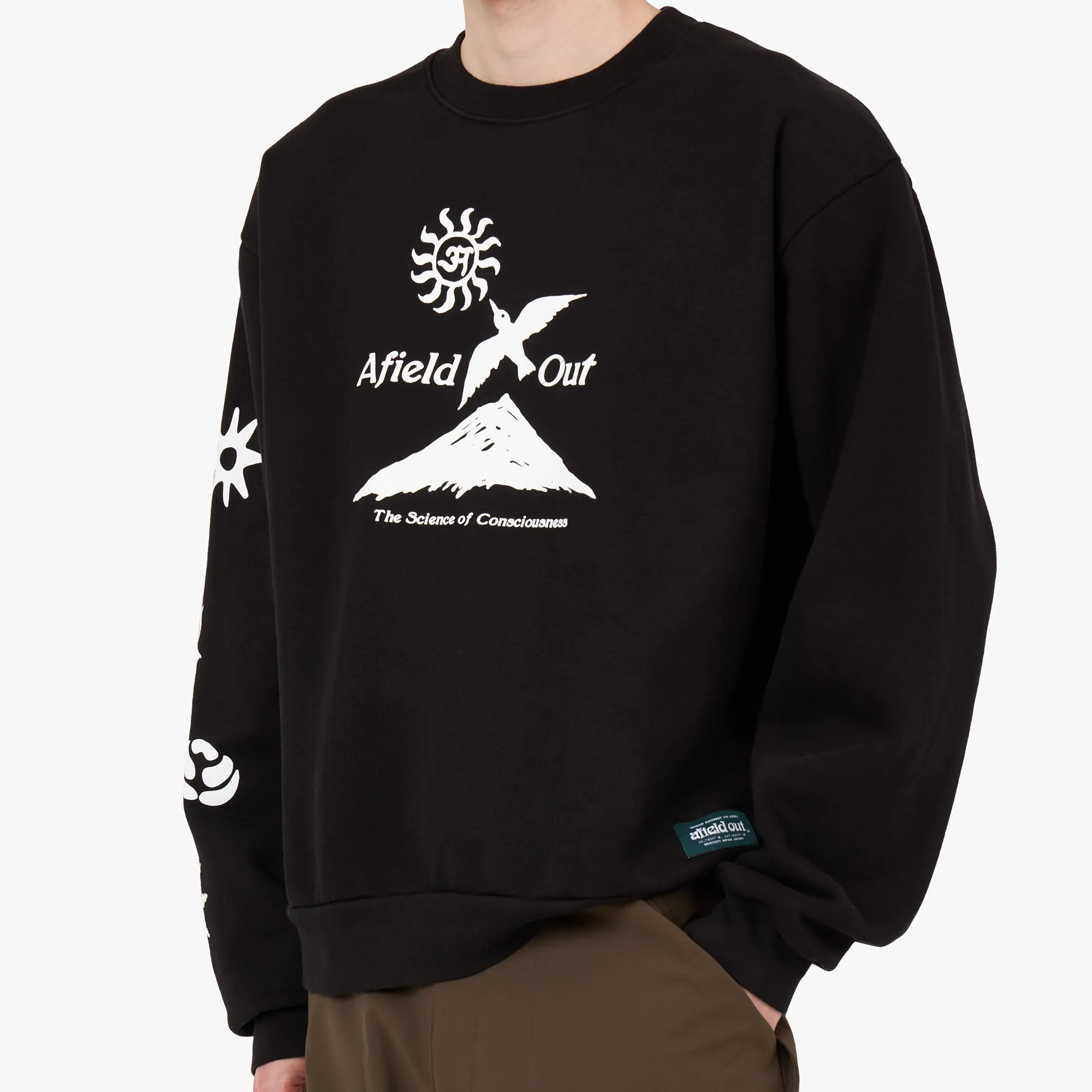 Afield Out Concious Crewneck Black sold by Livestock product image thumbnail 4