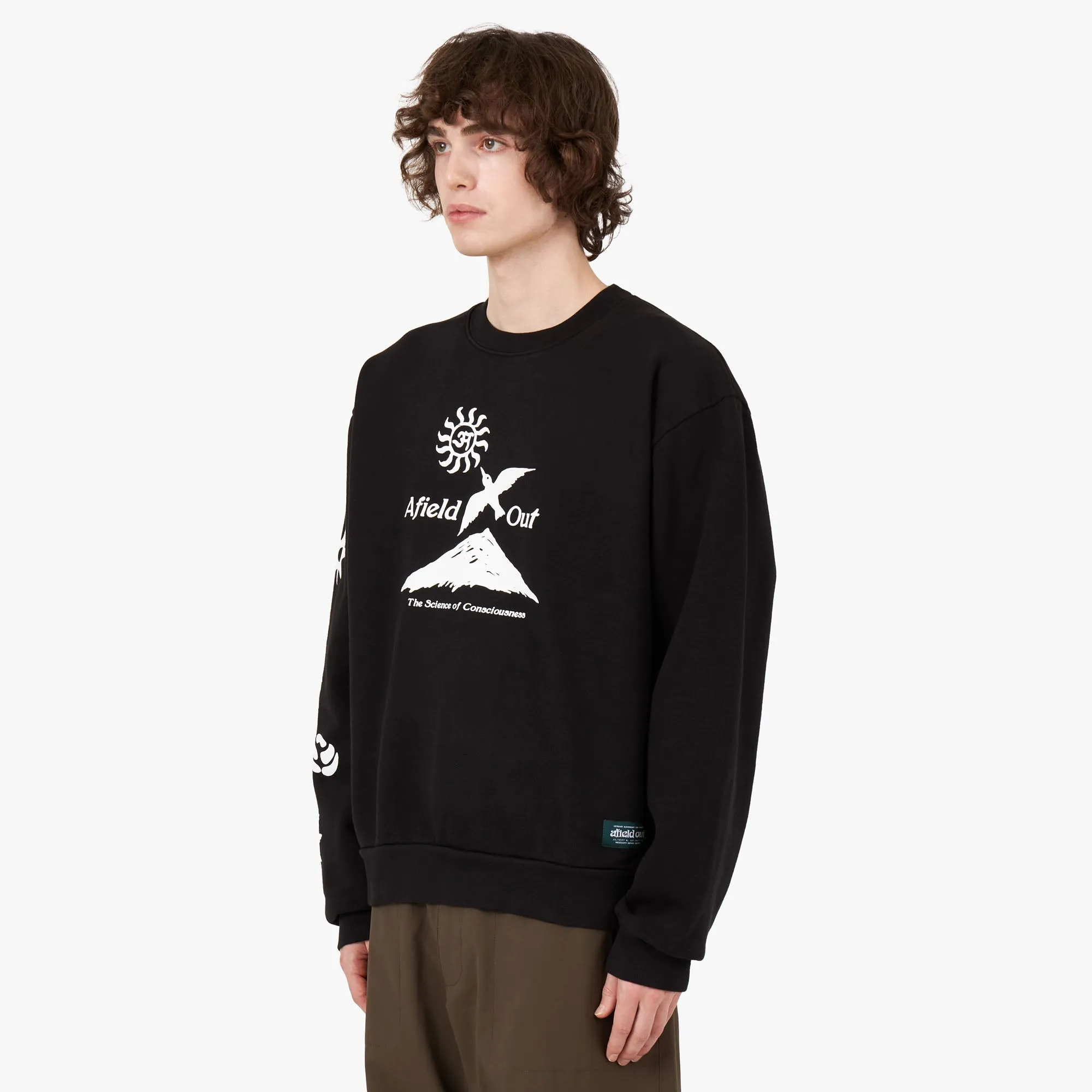 Afield Out Concious Crewneck Black sold by Livestock product image thumbnail 2