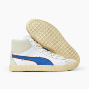 Puma x Rhuigi Clyde Mid BBall / White sold by Livestock
