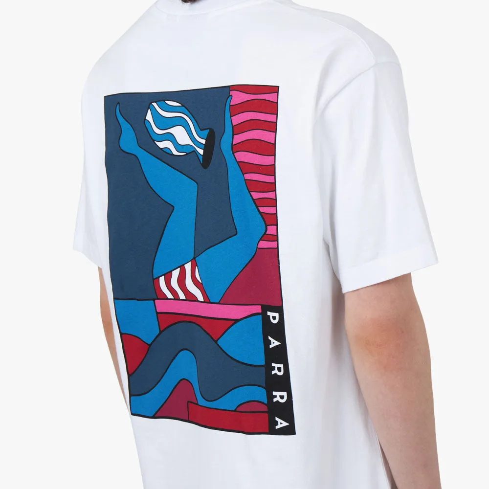 by Parra Kick The Vase T-Shirt / White sold by Livestock product image thumbnail 5