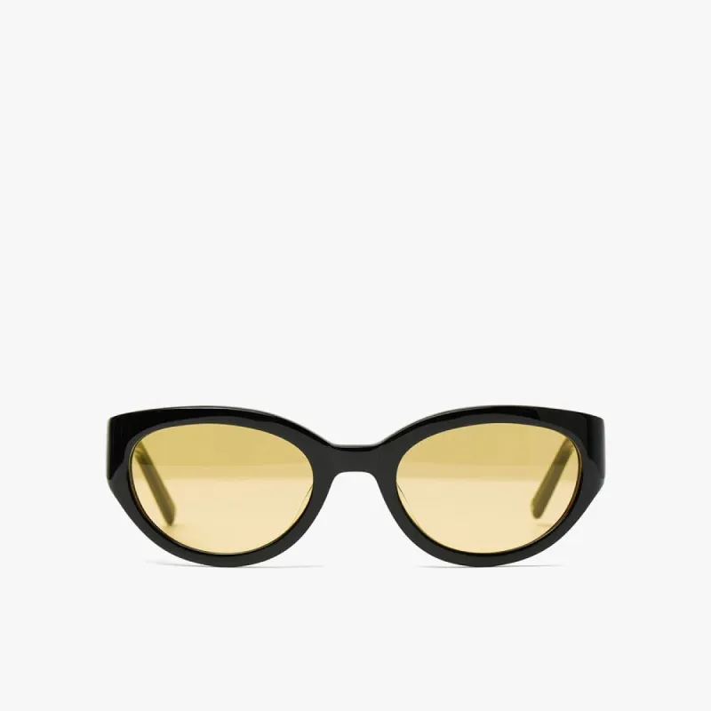 Bonnie Clyde Mercutio Sunglasses Dark Brown / Yellow | Parallel