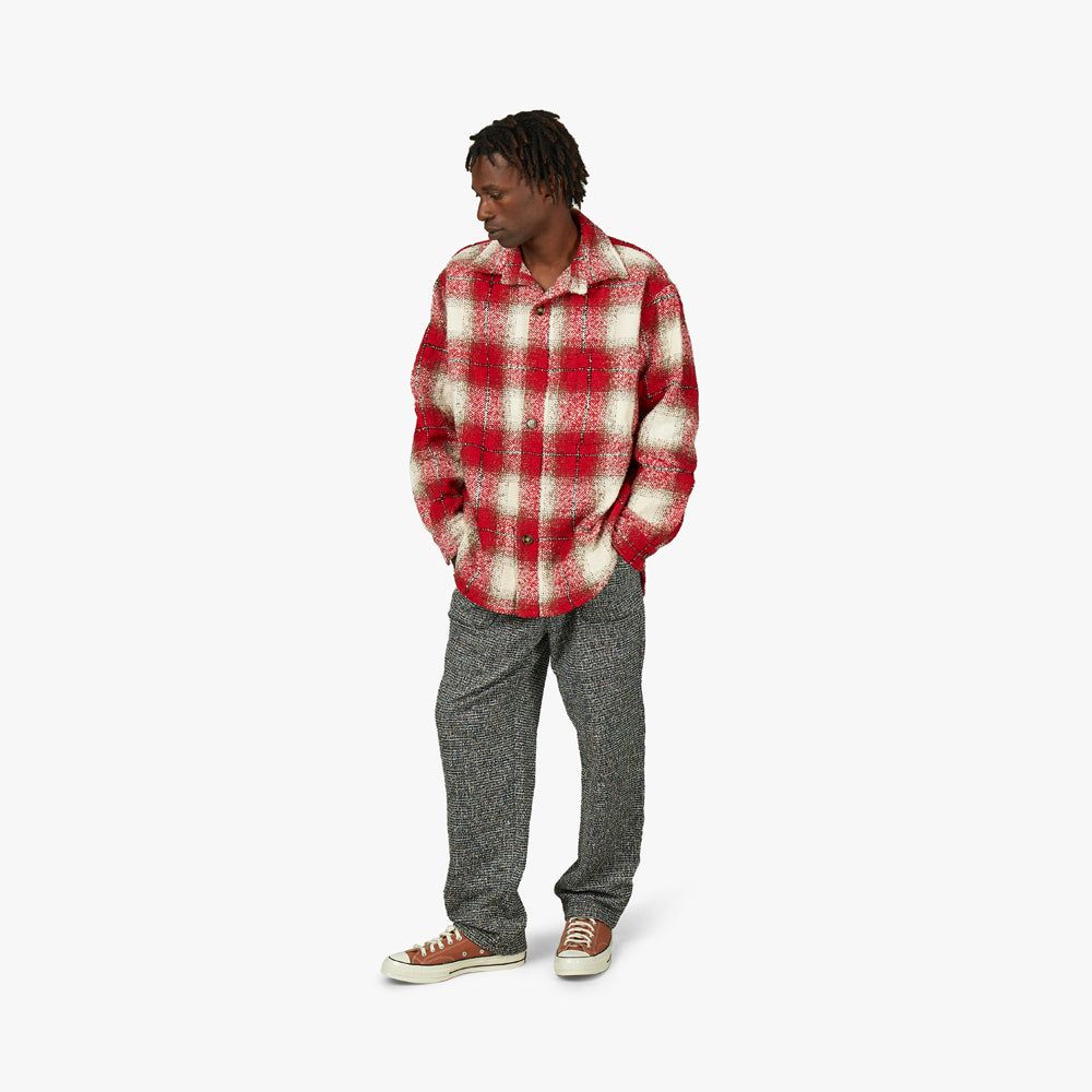 Fucking Awesome Heavy Flannel Overshirt / Red / White sold by Livestock product image thumbnail 8