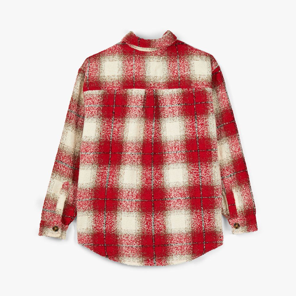 Fucking Awesome Heavy Flannel Overshirt / Red / White sold by Livestock product image thumbnail 5