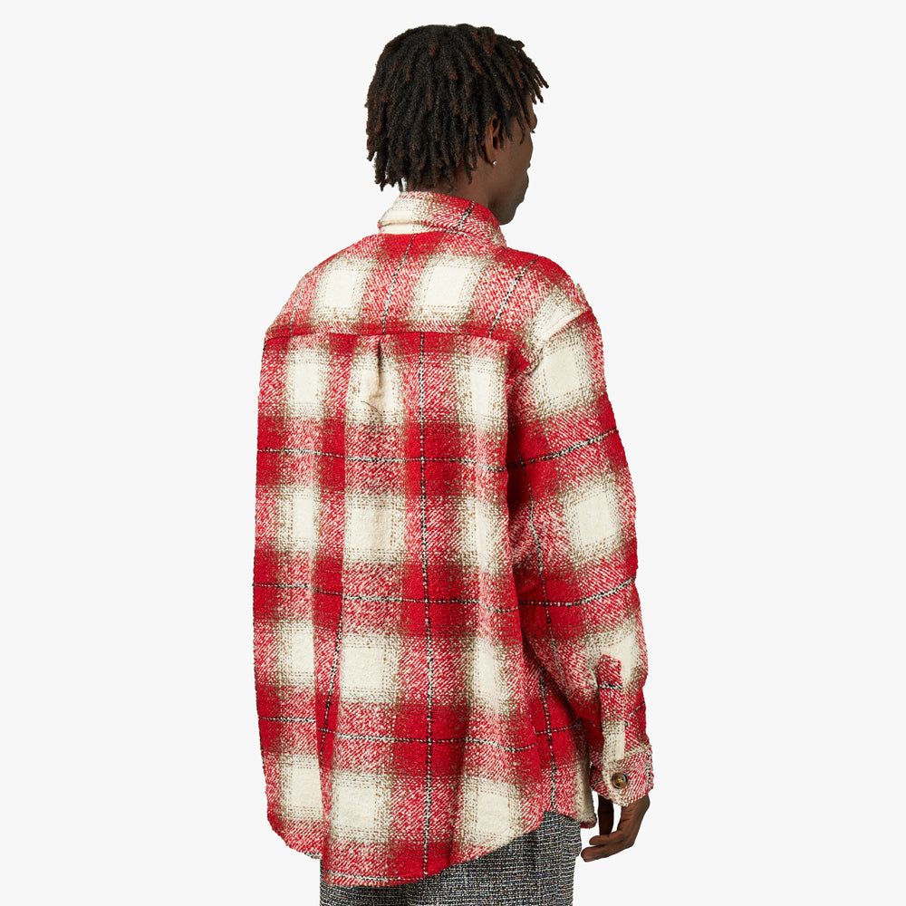 Fucking Awesome Heavy Flannel Overshirt / Red / White sold by Livestock product image thumbnail 3