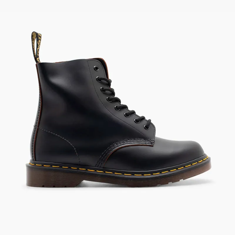 Dr. Martens Made in England Vintage 1460 Boot / Black Quilon sold by Livestock