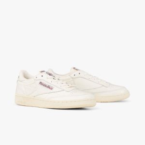 Reebok Club C Vintage Chalk / Alabaster / Maroon sold by Livestock