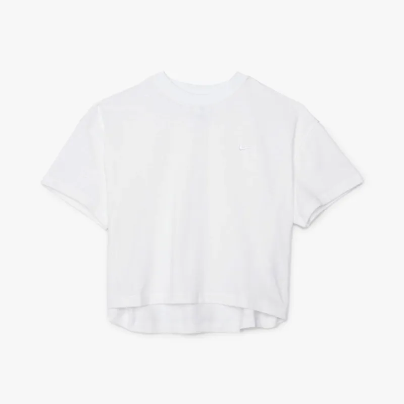 Nike Women's Solo Swoosh T-shirt Summit White / White sold by Livestock