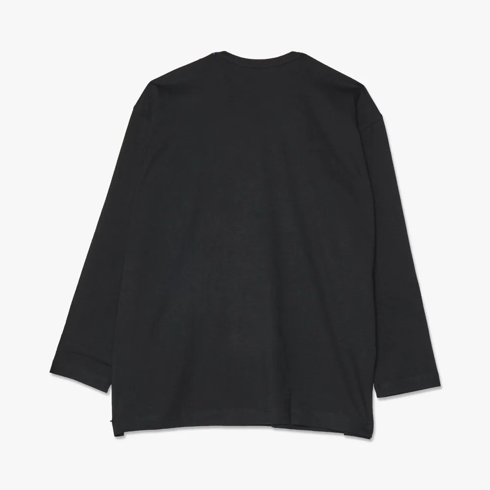 COMME des GARÇONS SHIRT Logo Long Sleeve T-shirt / Black sold by Livestock product image thumbnail 5