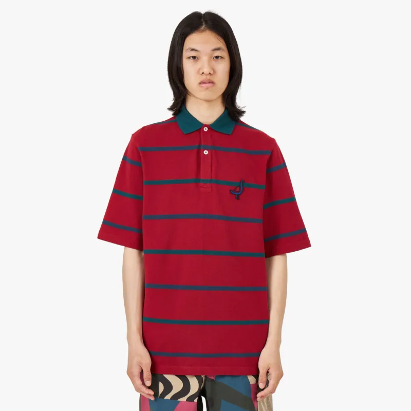by Parra Fancy Goose Polo Shirt / Red sold by Livestock