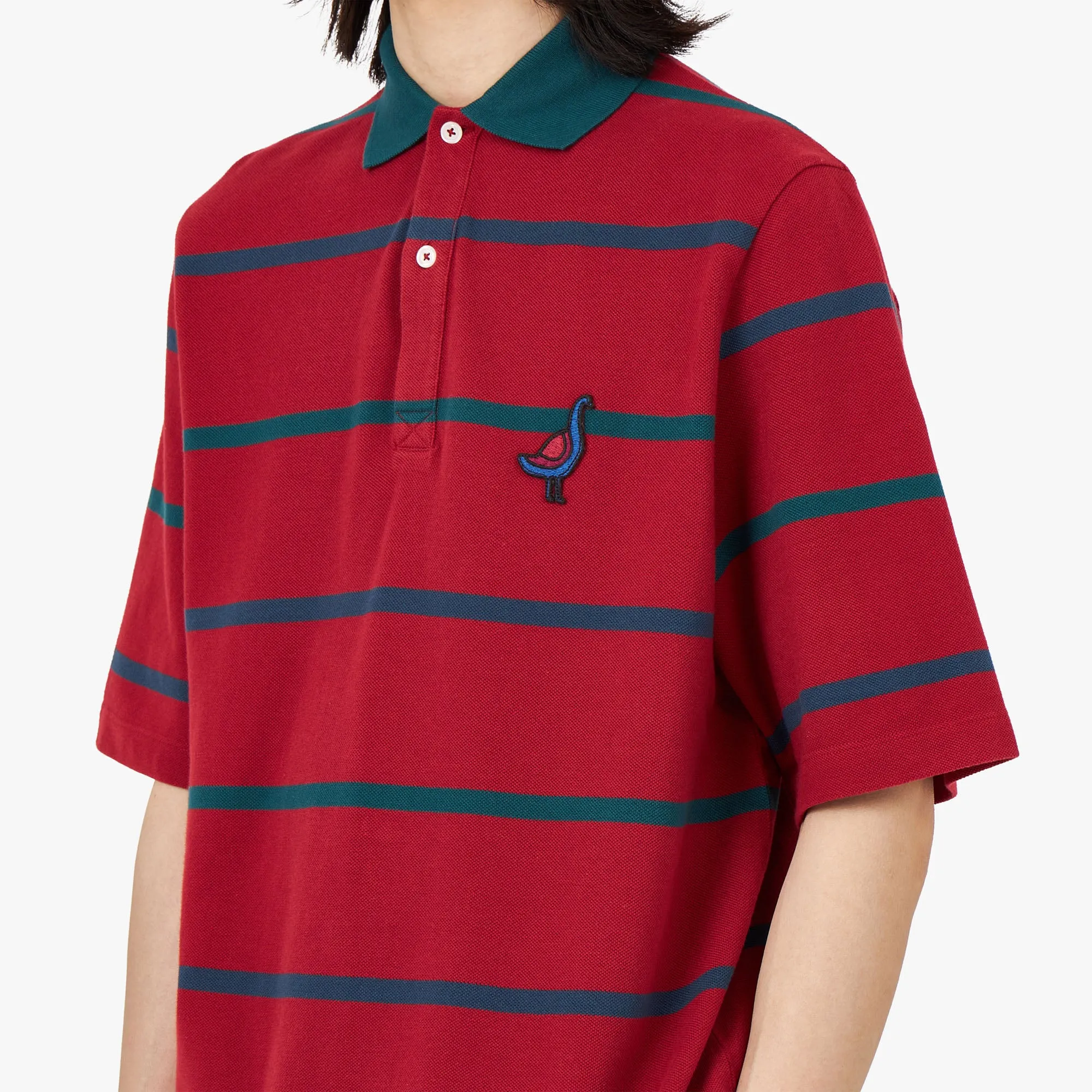 by Parra Fancy Goose Polo Shirt / Red sold by Livestock product image thumbnail 4