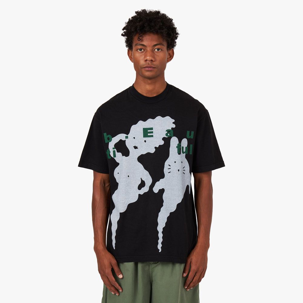 b.Eautiful Smoke T-shirt / Black sold by Livestock
