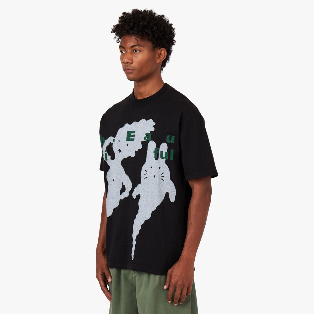b.Eautiful Smoke T-shirt / Black sold by Livestock product image thumbnail 2