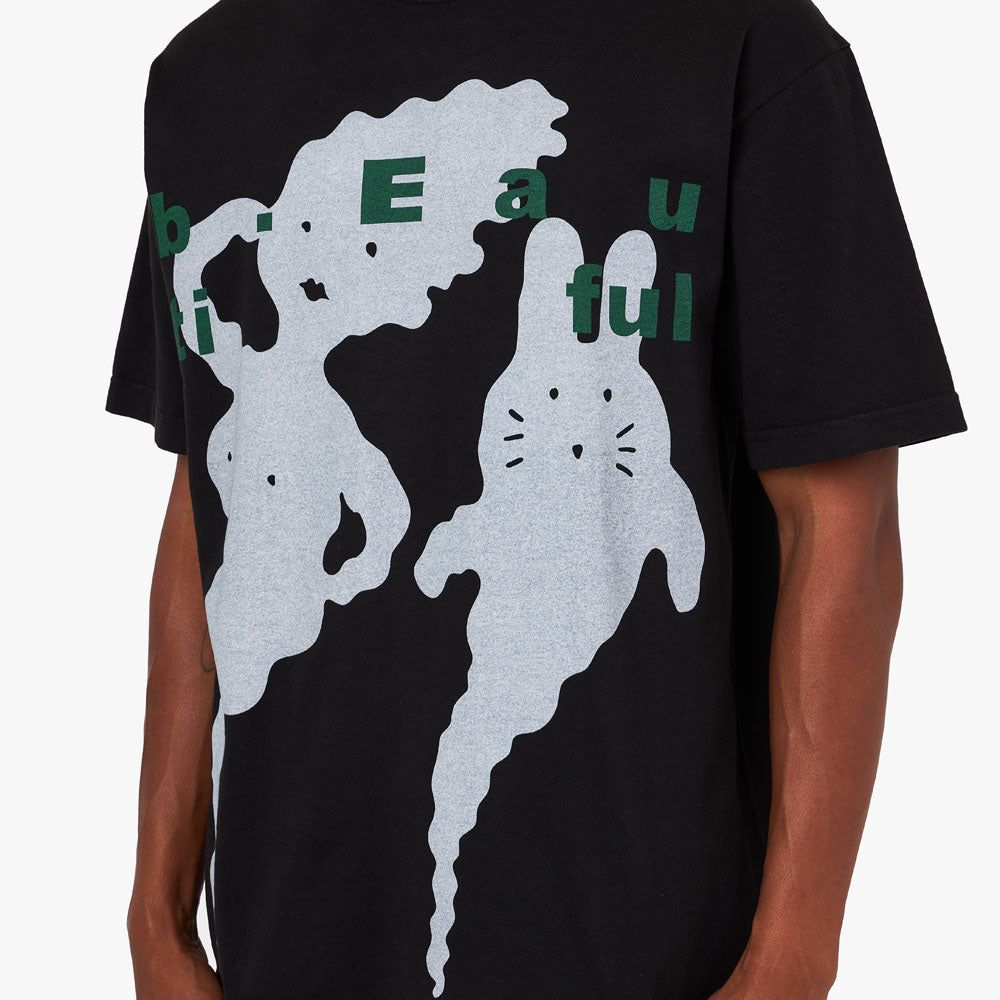 b.Eautiful Smoke T-shirt / Black sold by Livestock product image thumbnail 4