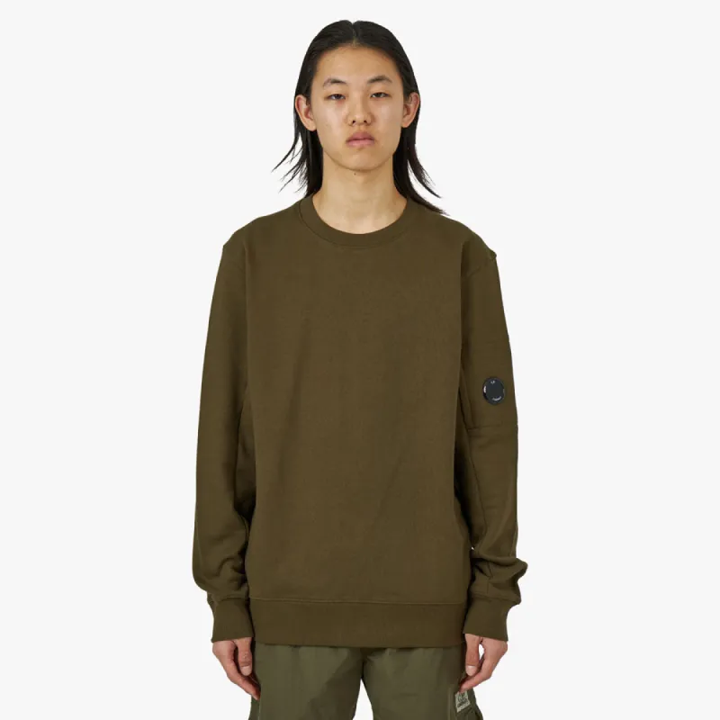 C.P. Company Diagonal Raised Fleece Sweatshirt / Ivy Green sold by Livestock