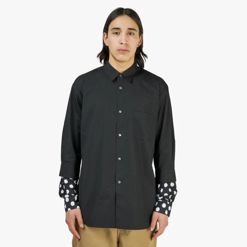COMME des GARÇONS SHIRT Polka Dot Shirt / Black sold by Livestock