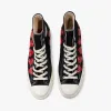 Converse x COMME des GARÇONS PLAY Chuck Taylor Hi Multi Heart Black sold by Livestock