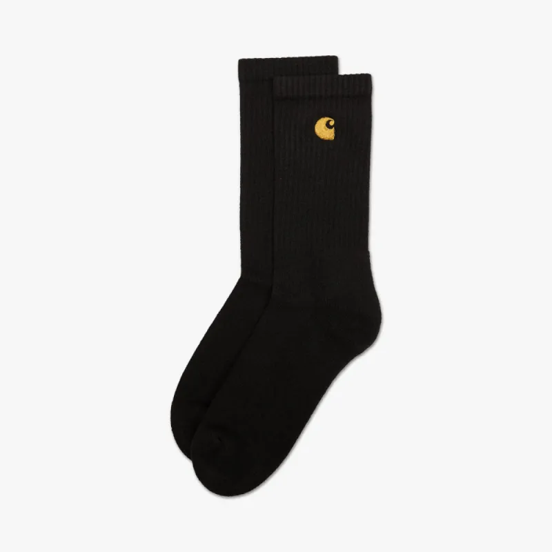 Carhartt WIP Chase Socks Black / Gold sold by Livestock